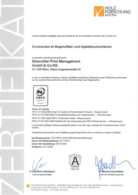 Zertifikat downloaden